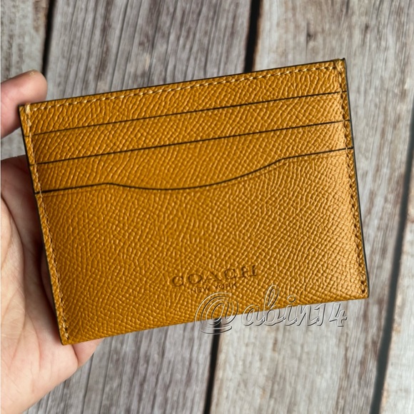 NWT Coach Leather Card Case - Picture 4 of 4